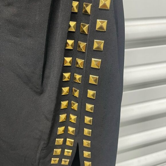 Michael Kors Black with gold studs dress NWT $135 - - Picture 3 of 4